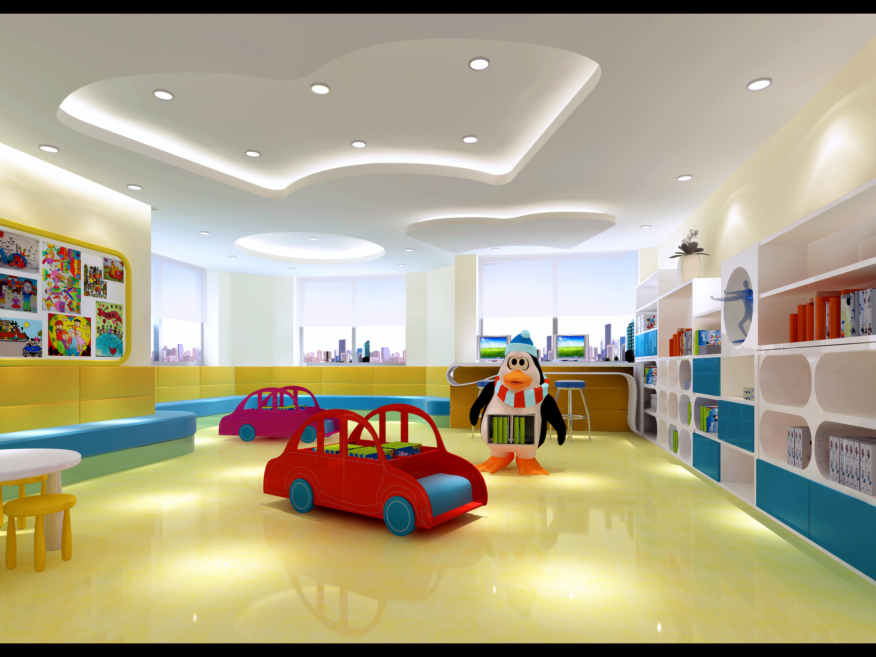 [施工图]全国知名英语培训机构广州总部培训点